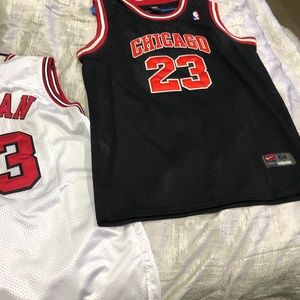 Bulls 23 Jordan jersey Nike black
